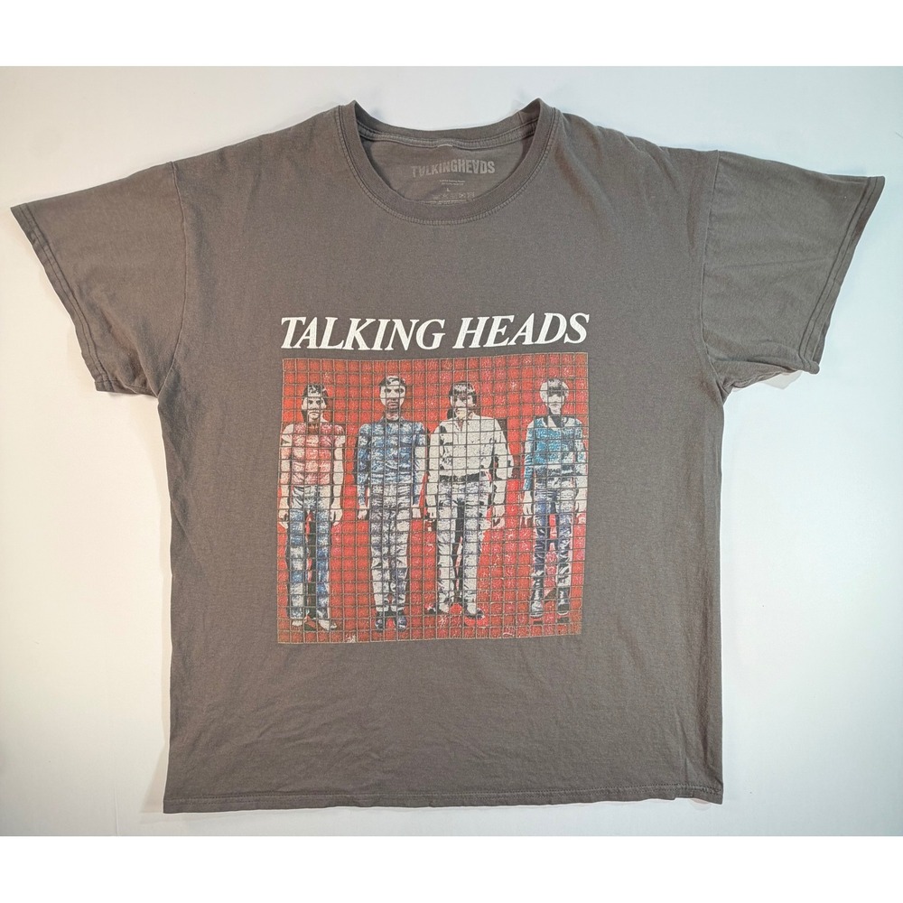 Talking Heads More Songs About Buildings and Food Band Tee Gray Large 2013